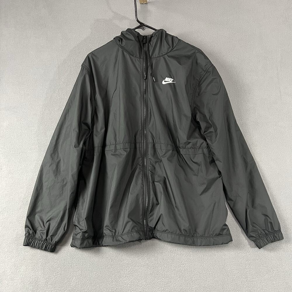 Nike Jacket Womens Large Woven Essential Repel Full Zip Athletic Outdoors